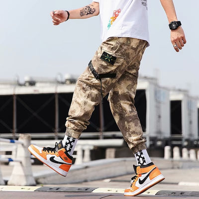 Pantalones Cargo Harem Camuflaje para Hombre - Corte Suelto y Cómodo - Image 3