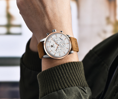 Reloj para Hombre con Tres Esferas y Correa Ajustable - Image 6
