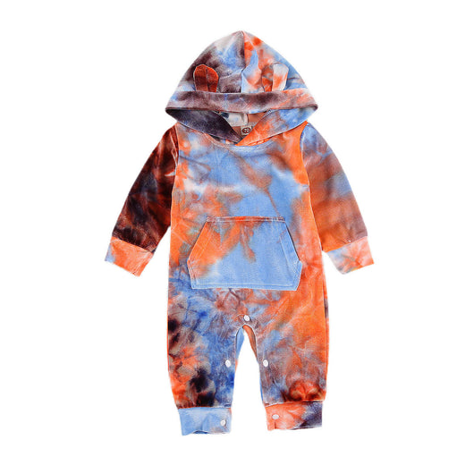Jumpsuit Tie Dye con Capucha para Bebés y Niños - Image 17