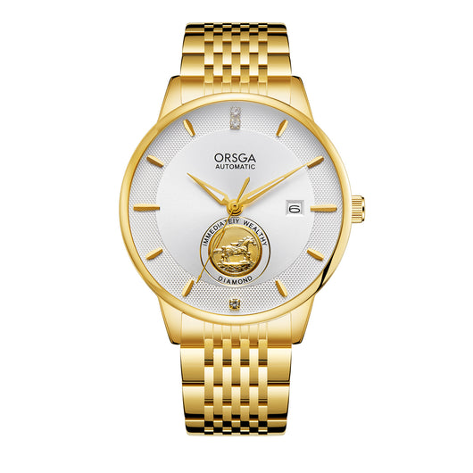 Reloj Mecánico Empresarial para Hombre con Fondo Transparente Impermeable - Image 3