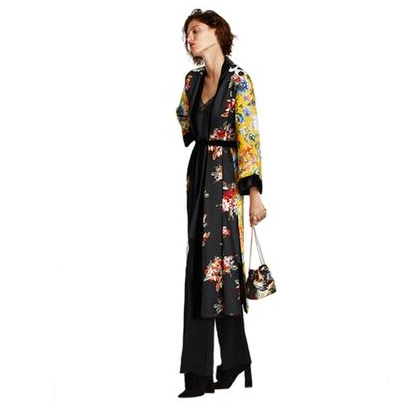 Cardigan Kimono Estampado Floral para Playa - Image 5