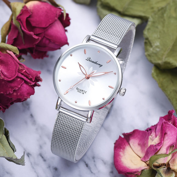 Reloj de Cuarzo con Diseño Estampado