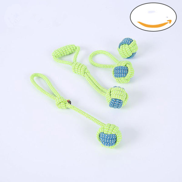 Juego de Cuerdas de Algodón Resistentes para Limpiar Dientes de Perros y Gatos
