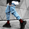 Pantalones Jeans Holgados Estilo Japonés con Bolsillos Grandes - Corte Recto Casual