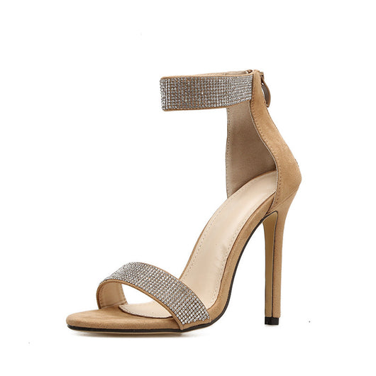 Sandalias de Tacón Alto con Pedrería Efecto Boca de Pez - Image 17