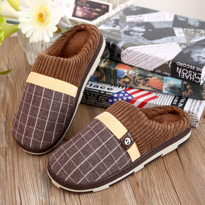 Pantuflas Japonesas de Algodón Grueso para Hombre - Otoño e Invierno - Image 5