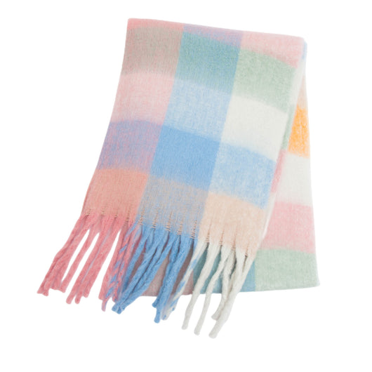 Bufanda Gruesa Cuadros Otoño Invierno - Diseño Multicolor Elegante - Image 32