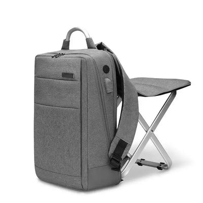 Mochila Ejecutiva Multifuncional 15" con Cargador USB y Asiento Integrado - Image 18