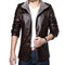 Chaqueta de Cuero Slim Grueso Estilo Coreano