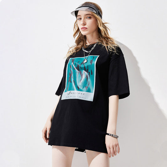 Playera de Algodón Cómoda de Manga Corta