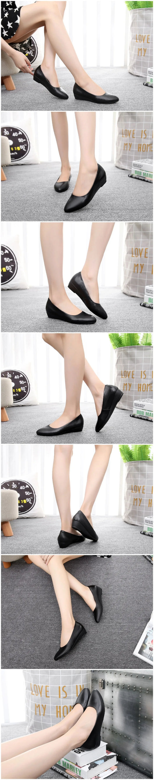 Zapatos Planos de Cuero con Suela Antideslizante y Comfort Total - Image 11