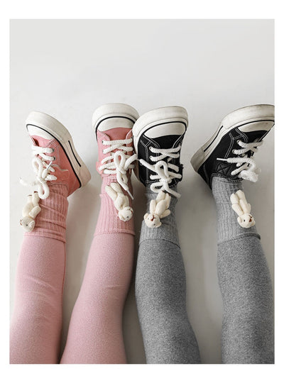 Leggings Elásticos para Niña - Versátiles para Exteriores y Uso Diario - Image 32