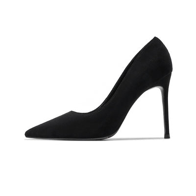 Tacones Altos Stiletto Negros Multiusos para Mujer - Image 2
