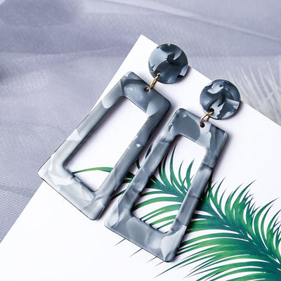 Aretes de Acrílico Estampado Leopardo - Image 9