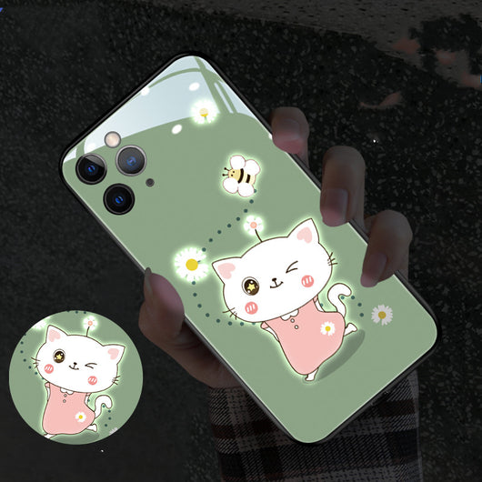 Funda para iPhone 11 con Diseño de Gato Mariposa