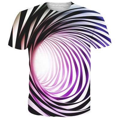 Playera Estampada de Manga Corta