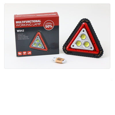 Triángulo de Emergencia LED Recargable y Solar - Image 3