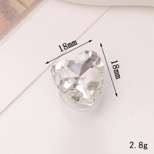 Adornos de Cristal Brillante para Zapatos - Accesorios DIY Estilo Clásico con Flor de Perla - Image 38
