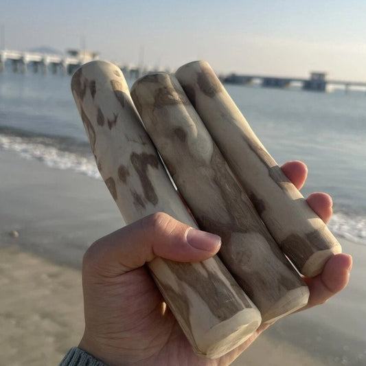 Juguete Mordedor para Perro de Madera de Café Natural
