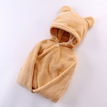Toalla de Baño con Capucha para Bebé en Algodón Puro - Image 9