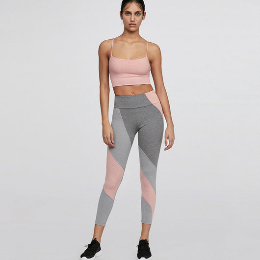 Sujetador Deportivo con Espalda Abierta y Rayas - Image 3