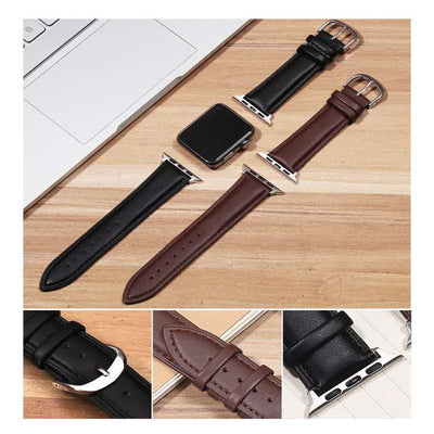 Correa de Reloj Cuero Genuino Bicolor - Pulsera Premium de Cuero Vacuno - Image 8