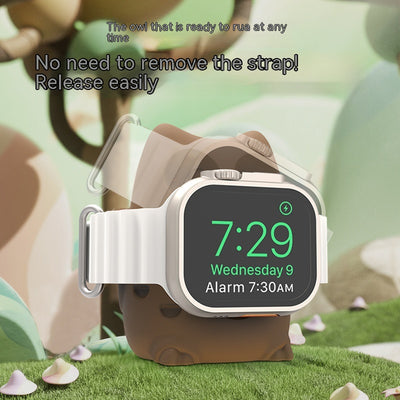Base de Carga para Reloj Inteligente Diseño Búho de Silicona - Image 7