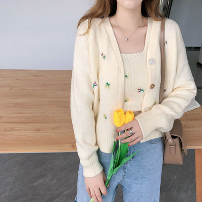 Cardigan Tejido Suelto de Moda - Suéter Exterior Versátil - Image 5