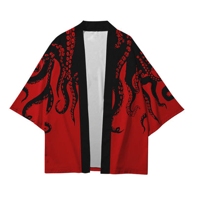 Camisa Suelta Hombre Estampado 3D Pulpo - Image 8