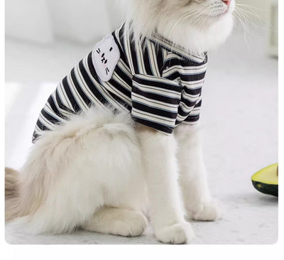 Ropa Ligera a Rayas para Mascotas - Gatos y Perros Pequeños - Image 14