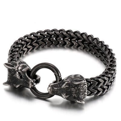 Anillo Calavera Retro en Acero Titanio para Hombre - Image 9