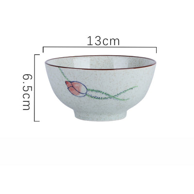 Tazón de Arroz de Cerámica Pintado a Mano - Image 11