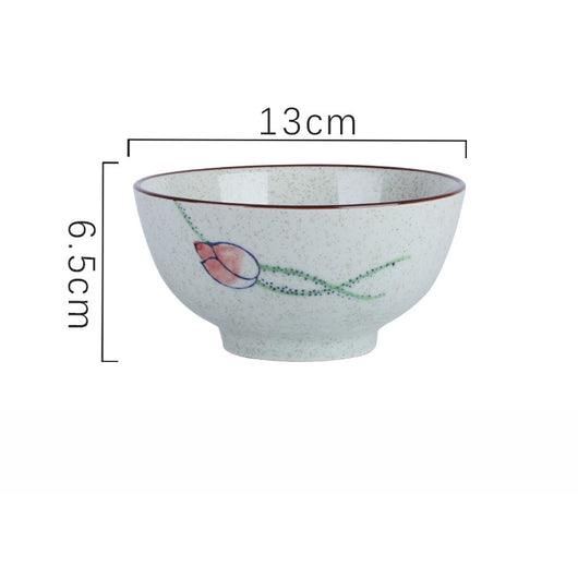 Tazón de Arroz de Cerámica Pintado a Mano - Image 11