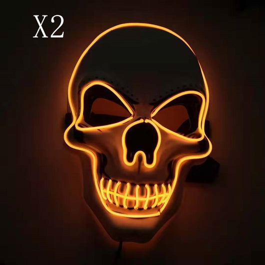 Máscara Calavera LED Luminosa para Halloween - Image 13