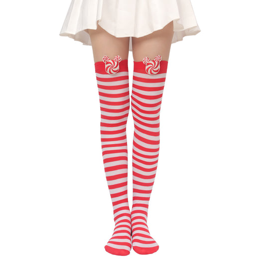 Calcetines Navideños con Muñeca de Peluche y Moño - Image 7