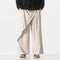 Pantalones Holgados de Algodón y Lino - Estilo Retro Tallas Grandes para Hombre