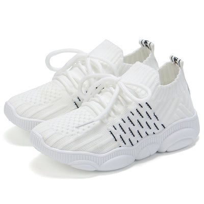 Zapatillas Deportivas Tejidas con Cordones para Niños - Primavera y Otoño - Image 11
