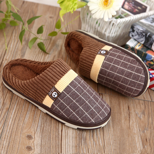 Pantuflas Japonesas de Algodón Grueso para Hombre - Otoño e Invierno - Image 6