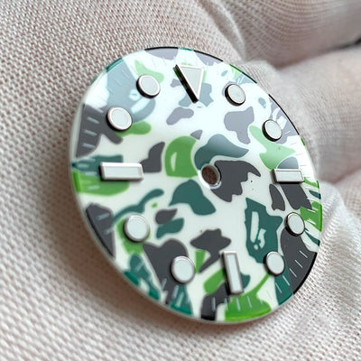 Accesorios de Reloj con Camuflaje Luminoso Verde - Image 2