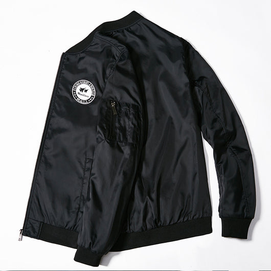 Chaqueta Bomber Casual de Nylon Estilo Béisbol - Image 4