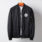 Chaqueta Bomber Casual de Nylon Estilo Béisbol
