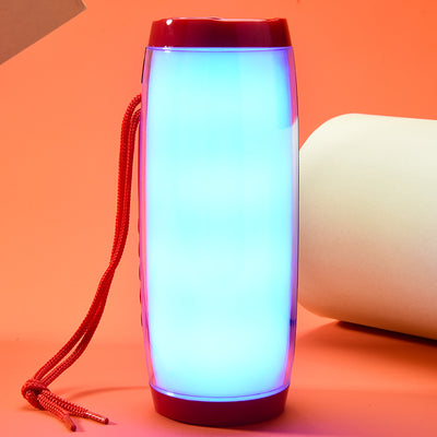 Parlante Bluetooth Portátil con Luces LED Multicolor y Radio FM - Image 4