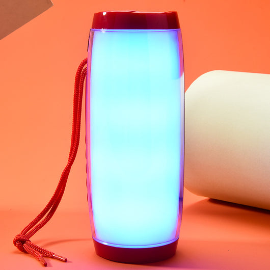 Parlante Bluetooth Portátil con Luces LED Multicolor y Radio FM - Image 4