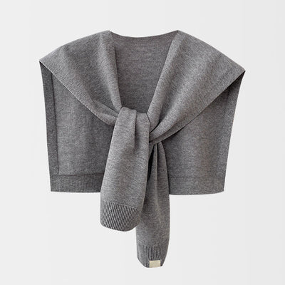 Chal Tejido Cruzado Elegante - Bufanda Sólida Versátil para Mujer - Image 19