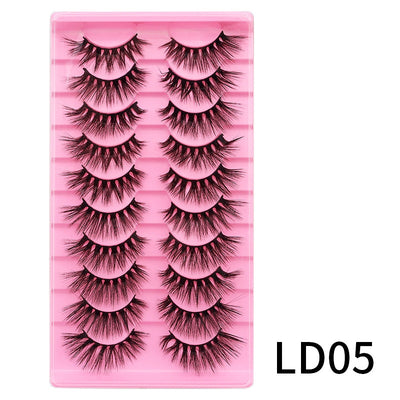 10 Pares de Pestañas Postizas Voluminosas con Rizo Natural - Image 20