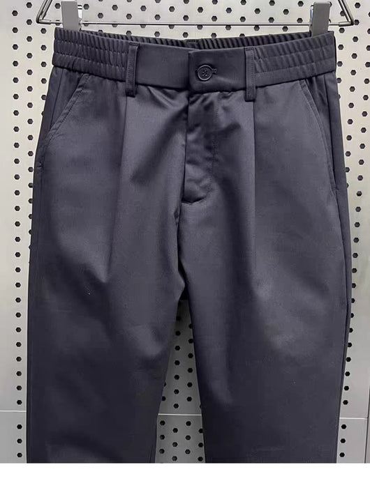 Pantalones Casuales Holgados Estilo Coreano de Color Sólido para Hombre - Image 11