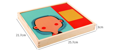 Juego Magnético Montessori con Caja Puzzle de Madera y Dibujos Educativos - Image 20