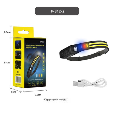 Linterna Frontal LED con Sensor de Movimiento y Carga USB-C - Image 6