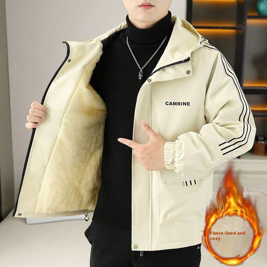 Chaqueta Térmica Acolchada con Capucha para Hombre - Abrigo Casual Invierno - Image 11