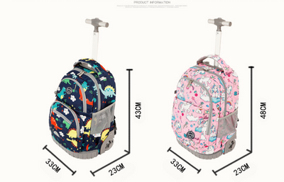 Mochila Escolar Trolley Estilo Coreano para Niños y Estudiantes - Image 17